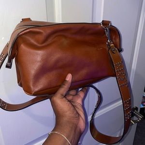 Zara brown cross body bag